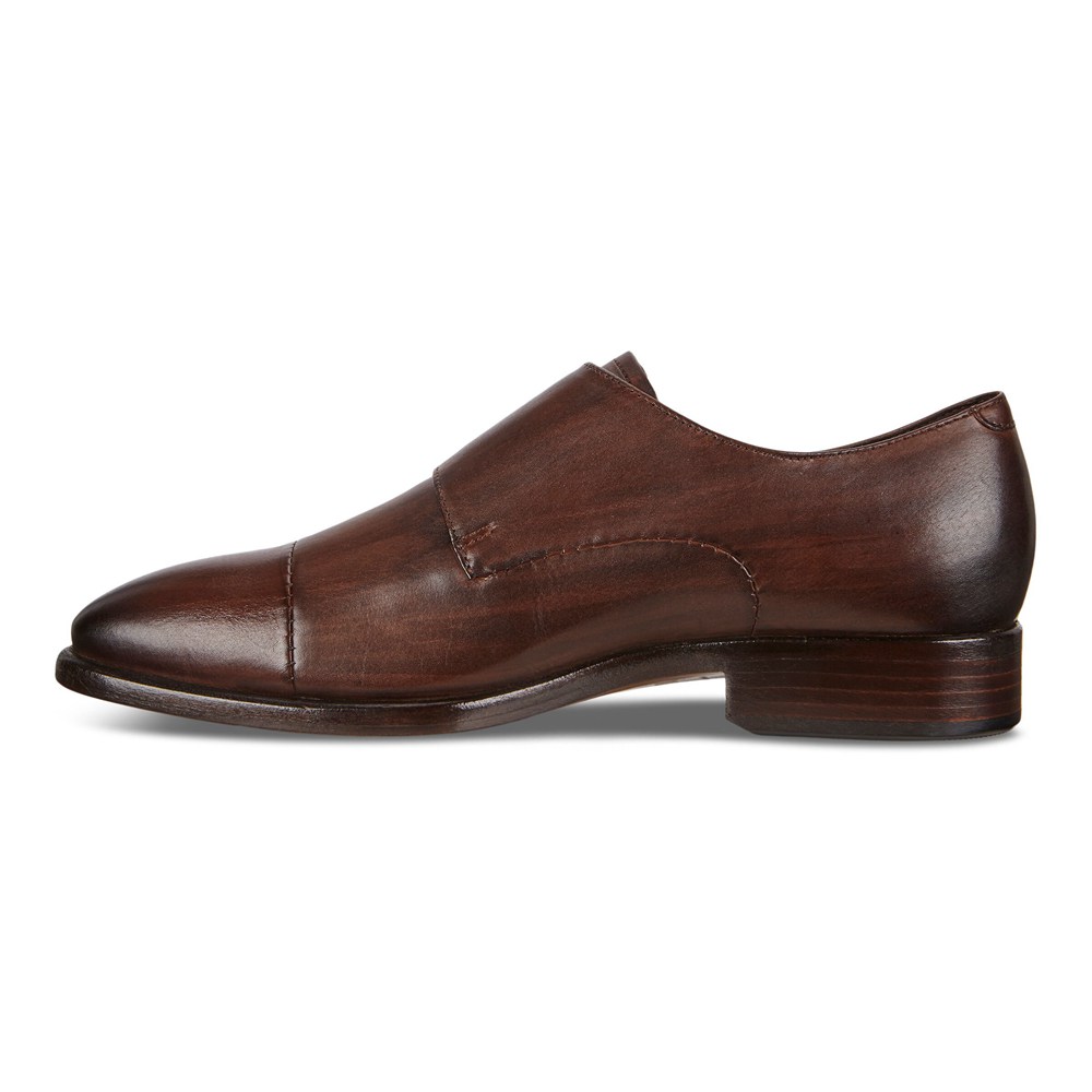 Zapatos De Vestir Hombre - ECCO Vitrus Mondial Double Monk Strap - Marrom - AOE682097